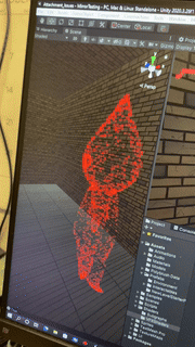 red particle gif
